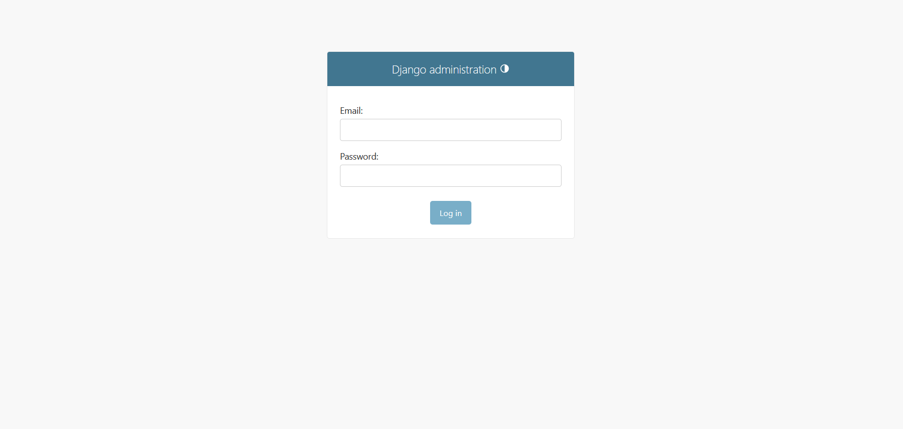 django interface