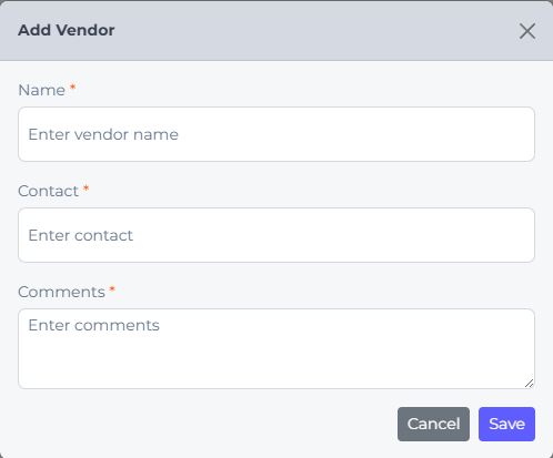 vendor add